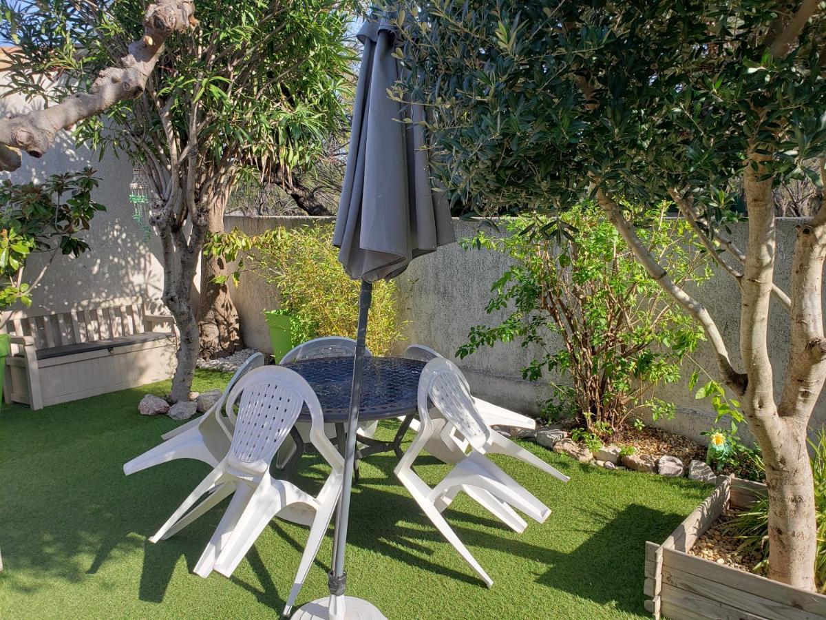 Rêve Bleu, Maison T3 Frontignan Plage avec Jardin, Mer à 250m, Clim&Parking Extérieur photo